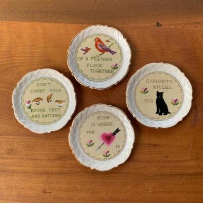 Lot 37 -  Vintage Hand Painted Collector's Plates