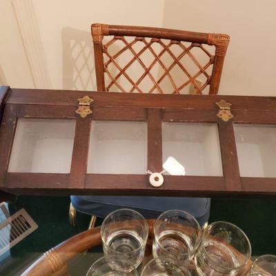 Pfaltzgraff Christmas set & Wooden Cannister set