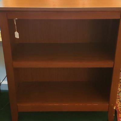 Wooden 2 shelf bookcase