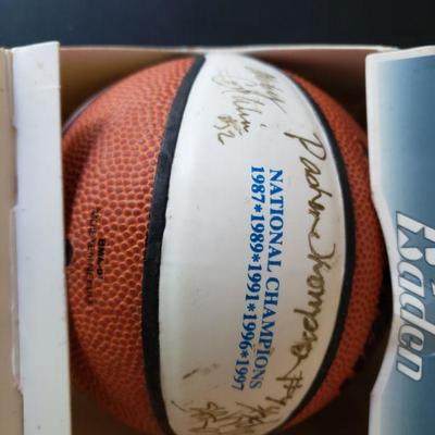 Signed mini collecter basketball 
