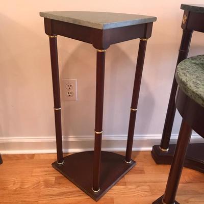 Lot 1 - 3 Stone Topped Accent Tables