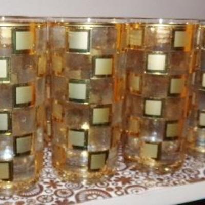 H-76  RETRO DRINKING GLASSES & MORE