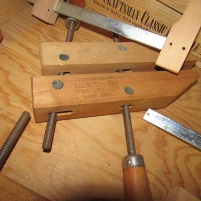 B-42  JORGENSEN AND OTHER WOOD CLAMPS   (B)
