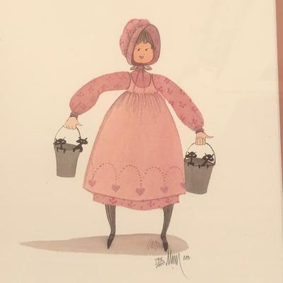 Amish Girl Art P. Buckley Moss “SALLY