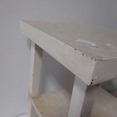 Lot 38 - Vintage Solid Wood Side Table 
