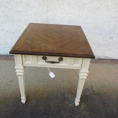 Lot 77 - Drexel Wooden Side Table 