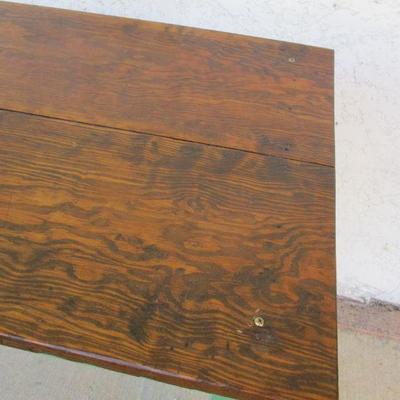 Lot 81 -Vintage Solid Wood Work Or Kitchen Table 
