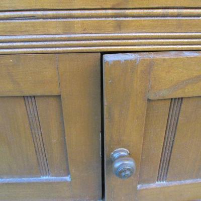 Lot 89 - Vintage Solid Wood Cabinet