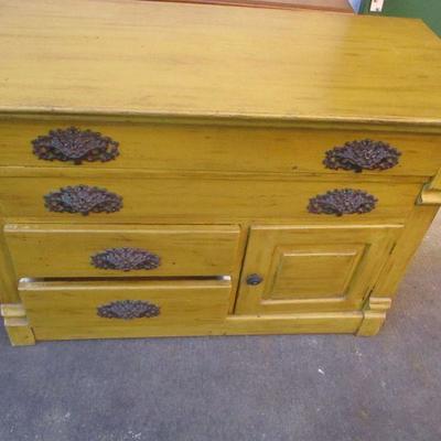 Lot 93 - Vintage Cherry Finish Commode Dresser 