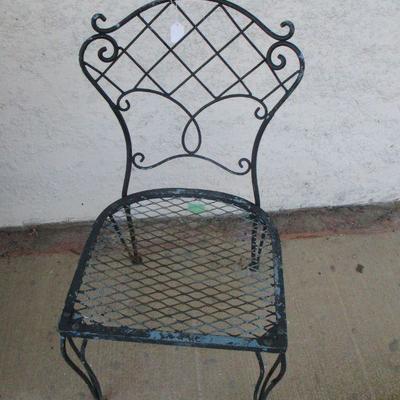Lot 95 - Metal Outdoor Chair