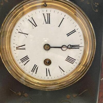 L14: Heavy, Solid, Antique Marble Mantle Clock
