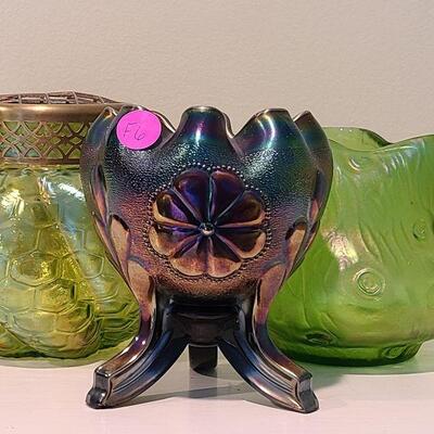 F6: Carnival Like Glass Bowl