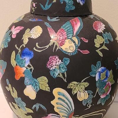 F7: Asian Style Brass and Porcelain Jars