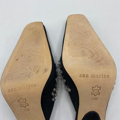Ann Marino Slip On Beaded Low Heel Shoes 7M