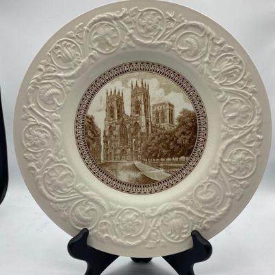 English Cathedrals York Minster Wedgwood Transferware Plate 