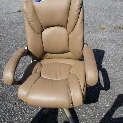 Lot 105 - Leather Office CHair
