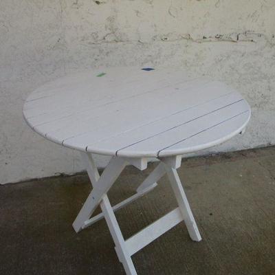Lot 106 - Outdoor Patio Table - Folding
