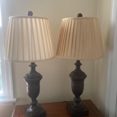 103: Pair of Pottery Barn Lamps 