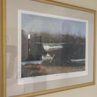 113: Signed and Numbered  Lithograph â€œ Windspiel IVâ€ by Ed Szydowski 