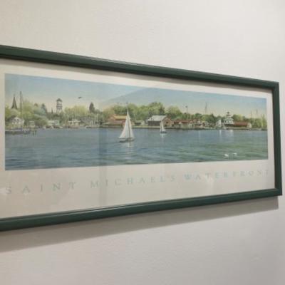 116: St. Michaels, MD. Waterfront Framed Print 
