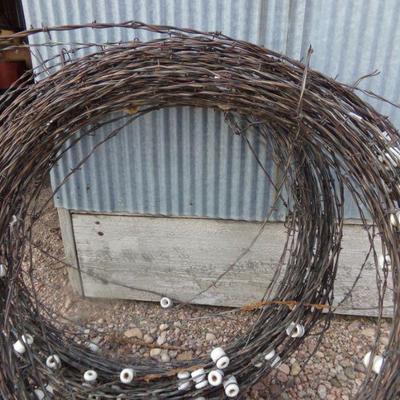 BB-1  SPOOL OF BARBED WIRE   