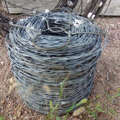 BB-1  SPOOL OF BARBED WIRE   