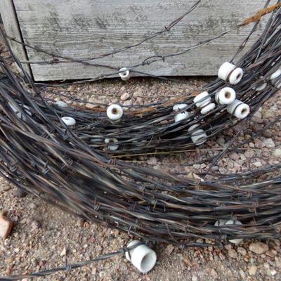 BB-1  SPOOL OF BARBED WIRE   