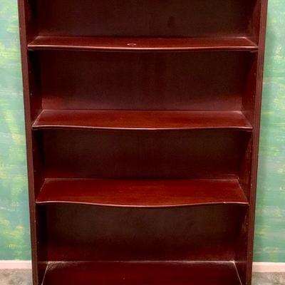 #158   ANTIQUE MAHOGANY BOOK CASE AS IS
