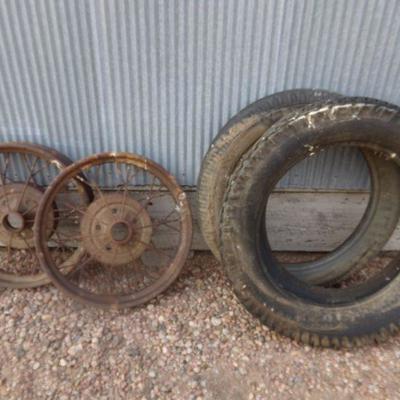 BB-2  VINTAGE WHEELS AND TIRES   