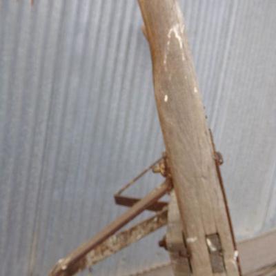 BB-5  VINTAGE WOODEN ELEVATOR DOLLY  