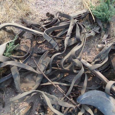 BB-7  LARGE LOT OF VINTAGE HORSE TACK   
