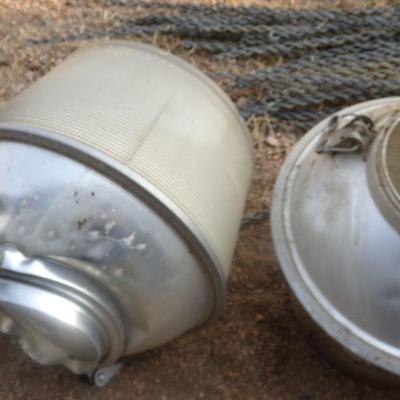 BB-10  OLD LIGHTING FIXTURES AND FENCE SPACERS