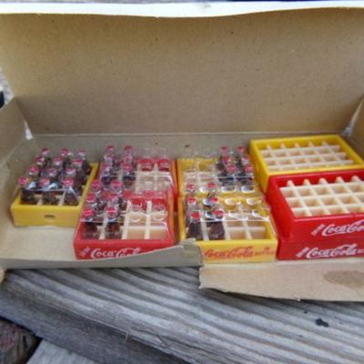 LOT 208  CAST IRON COCA COLA HORSE DRAWN TOY