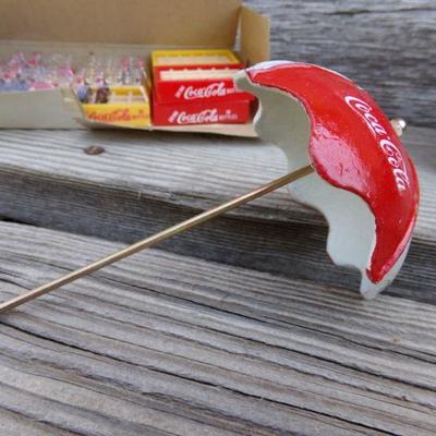 LOT 208  CAST IRON COCA COLA HORSE DRAWN TOY