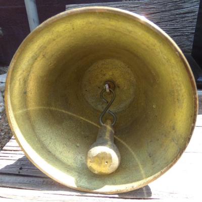 LOT 210  COFFEE GRINDER & BRASS BELL