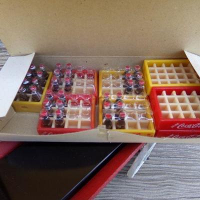 LOT 214  NIB COCA COLA HORSE DRAWN WAGON