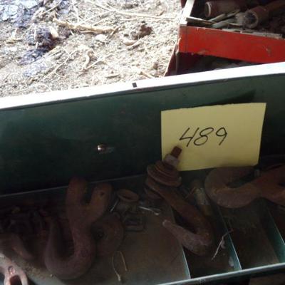 BB-29  TWO TOOLBOXES AND WOODEN BARREL