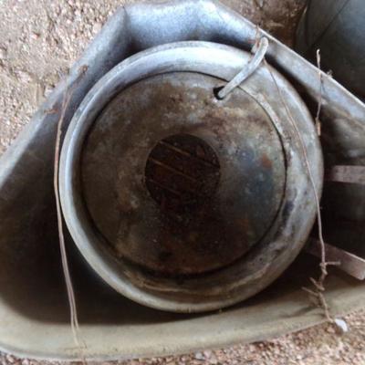 BB-31  OIL FUNNEL AND 2 PAILS