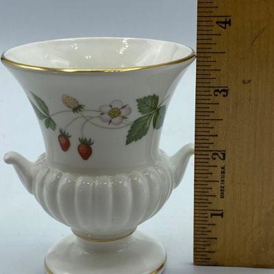 Wedgwood Wild Strawberry Small Urn Toothpick Holder Vase