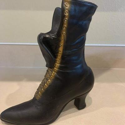 Vintage boot vase or planter 