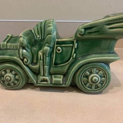 Buckingham ceramics car planter or yard decor