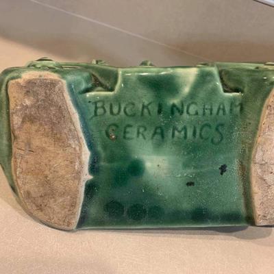 Buckingham ceramics car planter or yard decor