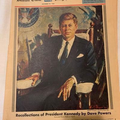 Vintage JFK lot! Newspapers,photo and magazines. 