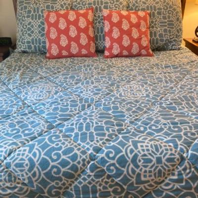 138: King Pottery Barn Bedding 