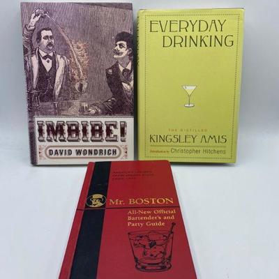 3 Bartender Mixology Books