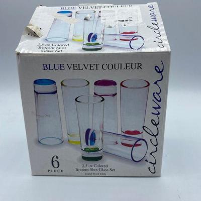 Multicolored Tall Shot Glass Set