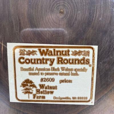 Walnut Country Rounds Wood Slab