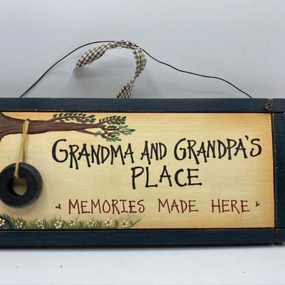 Grandma & Grandpa's Place Wall Decor