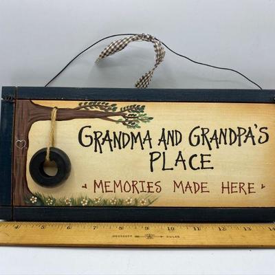 Grandma & Grandpa's Place Wall Decor