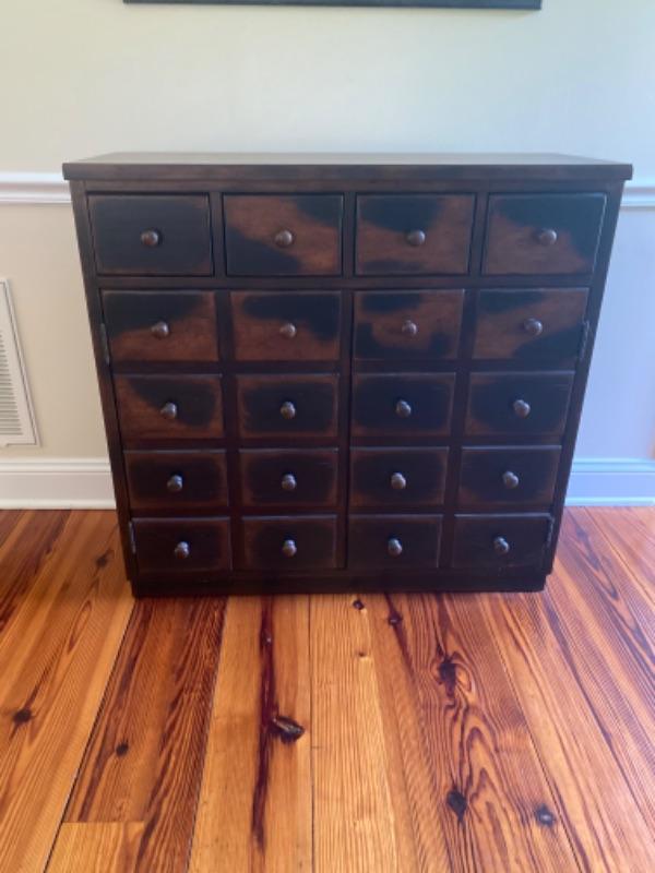 Pottery barn apothecary 2024 table for sale